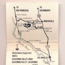 California Valley matchbook