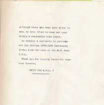 "A Walking Tour of Historic Creston".