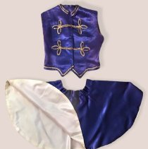 Two piece majorette costume