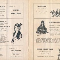 Fiesta de Santa Margarita Program 1941