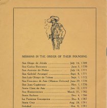 Fiesta de Santa Margarita Program 1941