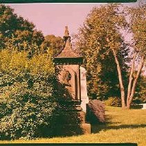Bas relief brown stone