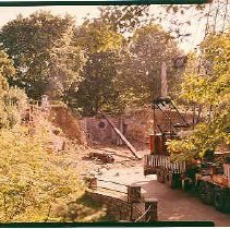 Driving Piles for Garden Crypt