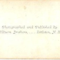 Bowditch Monument, verso