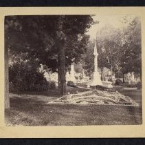Ornamental Flower Bed Near Entrance Gate.