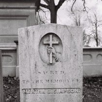 Martha  B. Simpson Monument