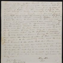 Deed to Park Street Tomb