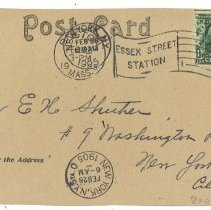 New Chapel at Mt. Auburn Cemetery -verso