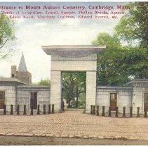 Entrance to Mount Auburn Cemetery