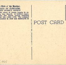 Wee Kirk o' the Heather - verso