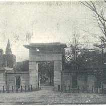 Entrance to Mount Auburn Cemetery