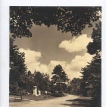View with Road and Monuments