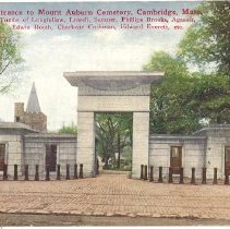 Entrance to Mount Auburn Cemetery