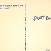 View Across Lake Hibiscus- Forest Hills - verso