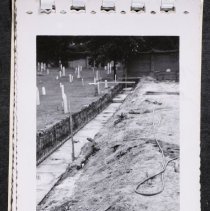Perimeter Wall Construction, 1951