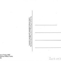 Prague Museum Painting - verso