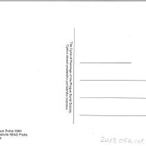 Prague Museum Painting - verso