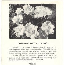 Memorial Day Decorations 1955 page 2