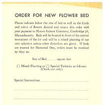 Easter Flowers 1955  Insert 2