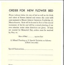 Easter Flowers 1956  Insert 2