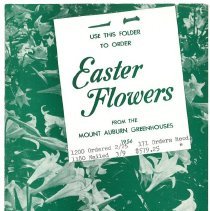 Easter Flowers 1956