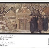 Annual Prayer of Members of the Burial Society at the Grave of Rabbi Loew.
