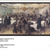Annual Banquet of the Prague Burial Society.
