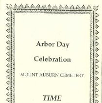 Arbor Day Time Traveler's Tour