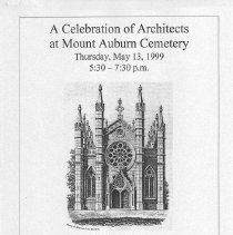 A Celebration of Architects at Mount Auburn Cemetery 1999