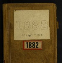 1882 Forest Pond Field Book
