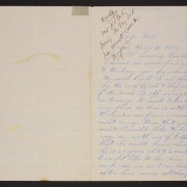 Letter, employment, 1883 - p1