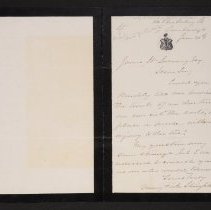 Letter, Consulting Mount Auburn on Trees, 1883