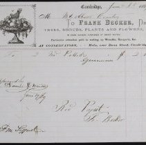 Becker Invoice, 1869 - p1
