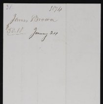 Brown Invoice, 1873 - p2