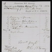 Strong Invoice, 1874 - p1