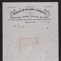 Letter, Hallowell to Folsom - p1