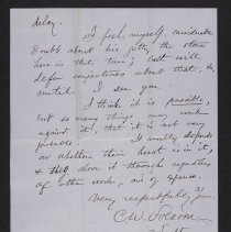 Letter, Folsom to Bradlee re: Sphinx -p4