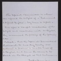 Special Testimonial, Bigelow Bust - p1