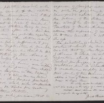 Copy of Letter from Bigelow to Louisa Crawford, 1858 - p2