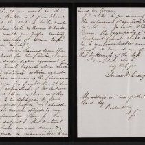 Letter from Louisa Crawford to Bigelow, 1858 - p2