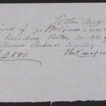 Crawford Receipt of Payment, 1856 - p1