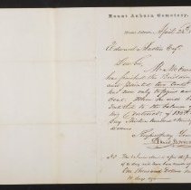 1870-04-23 Reception House: Letter from Winsor to Austin - p1