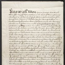 Stone Family Deed Poll, 1818 - page 1