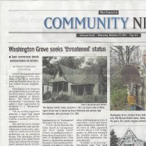 Wash Grove seeds 'threatened status'