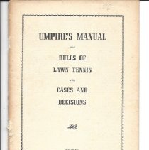 Umpire's Manual