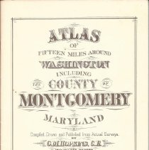 Atlas Montgomery County G. M. Hopkins 1879
