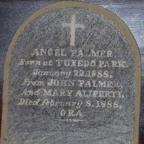 Tombstone Rubbing, "Angel Palmer"