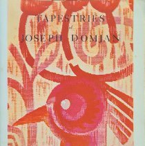 Book paperbound.  "Tapestries of Domjan" catalogue.
