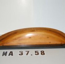 Half model of a fish boat