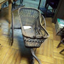 Colby Brothers Willow Wicker Baby Carriage